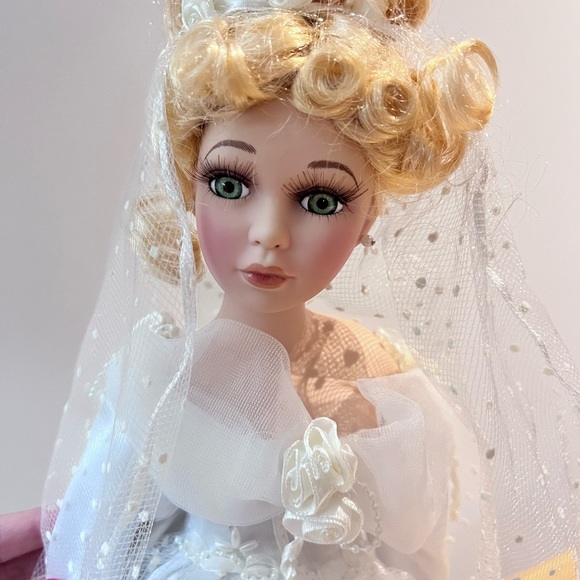 Cathay Collection Bride Porcelain Doll - Picture 2 of 5